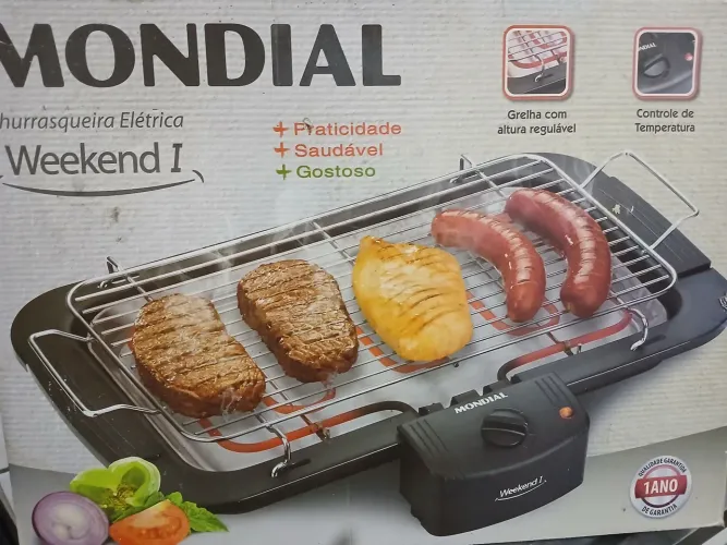 Churrasqueira mundial 1800w,127v