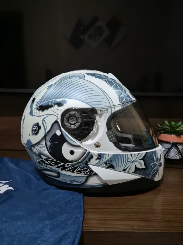 CAPACETE SHARK IKEBANA S650 BRANCO TAM:56