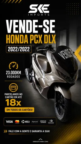 OPORTUNIDADE HONDA PCX DLX ÚNICA DONA MOTO SEM RESTRIÇÕES 
