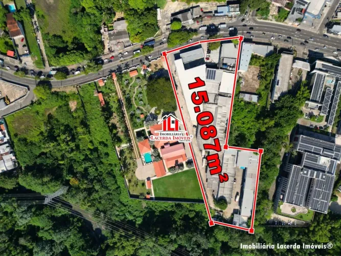GALPÃO COMERCIAL NO V8 AV. EFIGÊNIO SALLES EDIFICADO 11.776M², RENDENDO R$ 300.000 MÊS