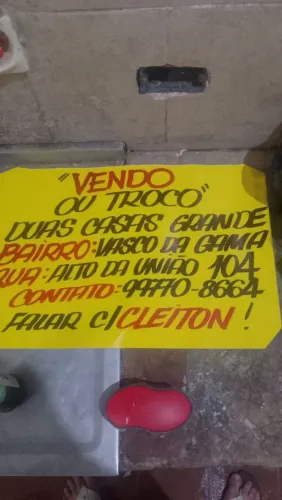 Vendo ou troco 2 casas