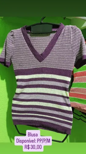 Blusas femininas no tricô