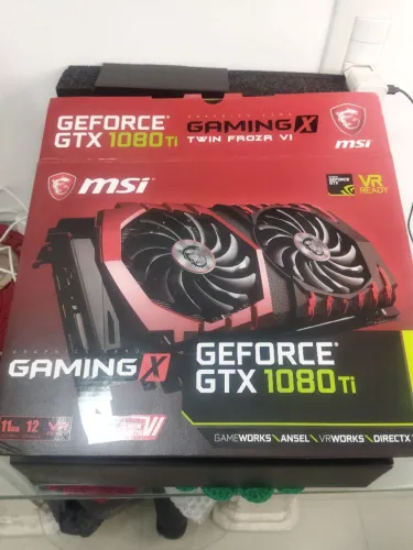 Placa de vídeo geforce GTX1080ti msi
