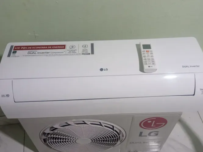 Split LG Dual Inverter 12mil BTUs 110v + instalação