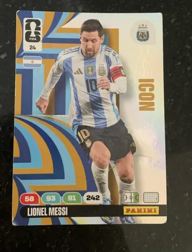 Card Messi Adrenalyn copa do mundo 2026