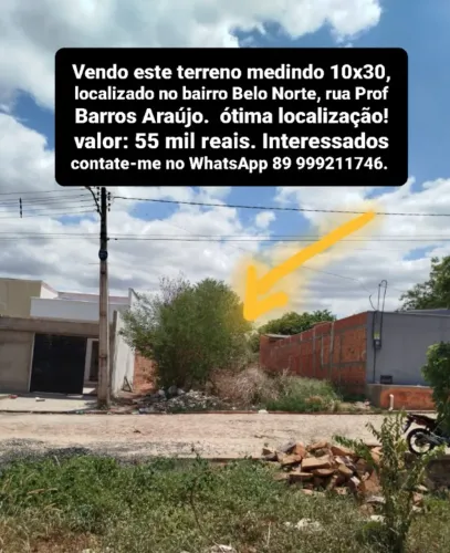 Terreno 300m²