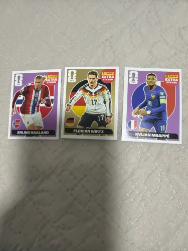 Figurinhas Legends Mbappe, Haaland, Wirtz