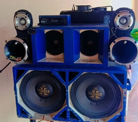 Som automotivo completo (vendo/troco em JBL)