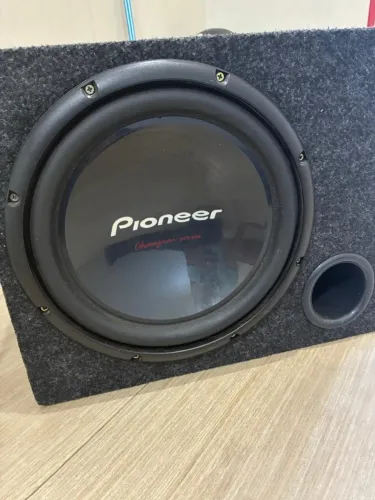 caixa de som subwoofer auto falante pionner