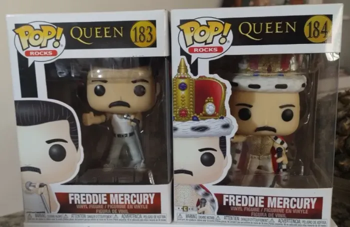 2 Funko Pop Freddie Mercury originais com caixa