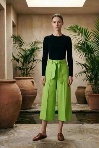 Calça Alfaiataria P ou M - disponível na cor laranja também