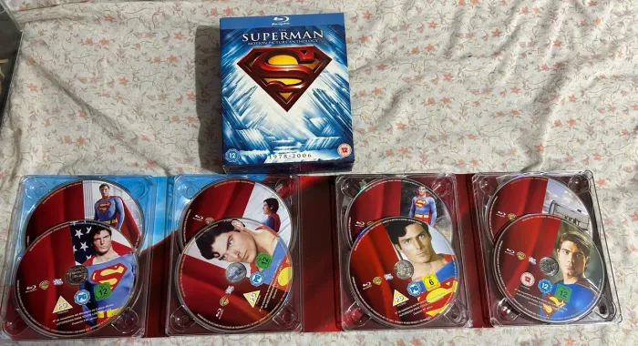 Edição de colecionador Superman Keanu Reeves Bluray 8 discos