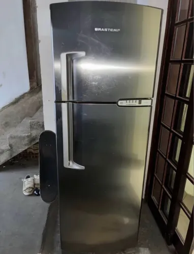 Geladeira inox brastemp