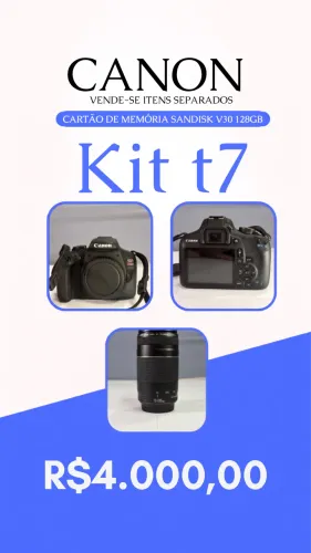 Canon t7 + 75-300mm