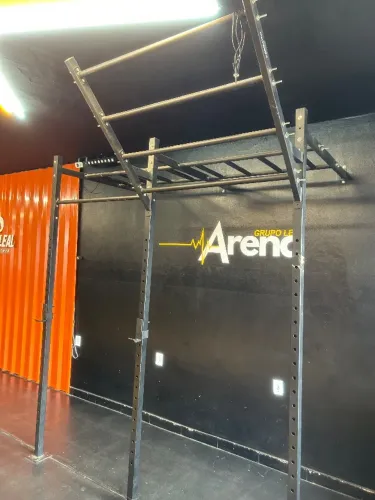 Rack, gaiola funcional, Crossfit, com barra fixa e gorila