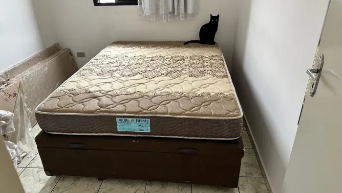 CAMA CASAL COM BOX BAÚ