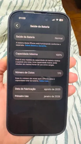 iPhone 15, saúde 100%