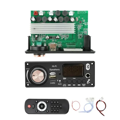 Placa bluetooth amplificada 2.1 canal 2*50w +100w RMS 12 - 24v