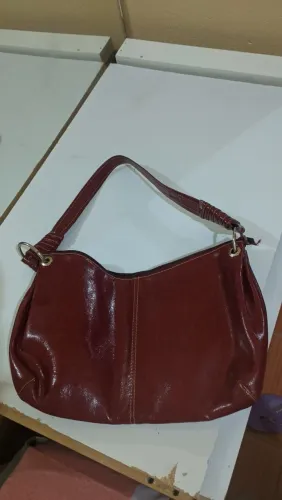 bolsa vermelha vintage