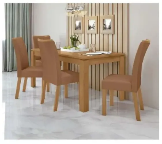 Mesa de jantar com 4 cadeiras