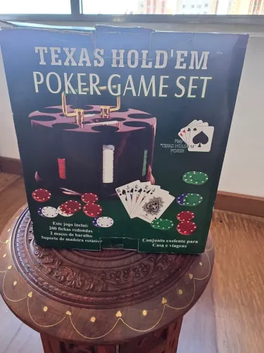 Texas hold'em poker game set