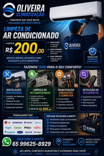 Serviços de ar condicionado