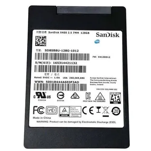 SSD SanDisk X400 128GB SATA III 2.5 Polegadas Notebook e PC Saude 90% Testado