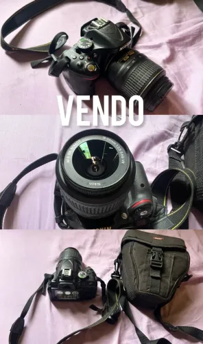 Câmera Nikon D5200 + Lente 18-55mm + Bolsa (Excelente Estado)