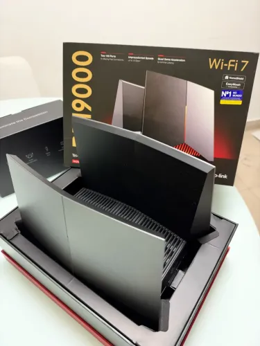 Roteador Gamer Be19000 Archerge800 Tri-band Wifi7 Rgb Gaming