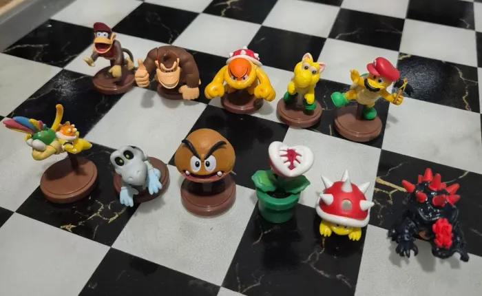 Mario chocoegg egg Lote Personagens