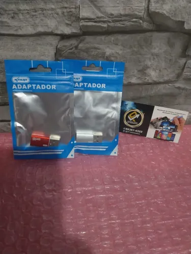 Adaptador USB com saída Tipo C pra PC e Notebook