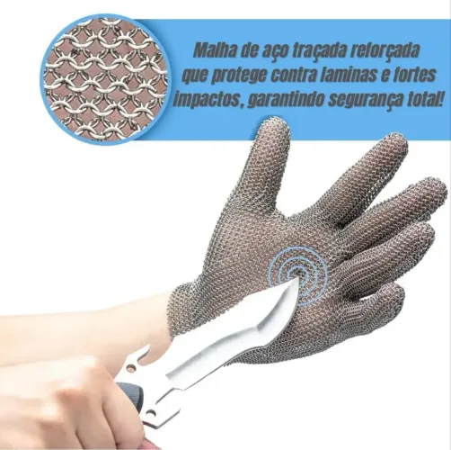 Luva de aço 