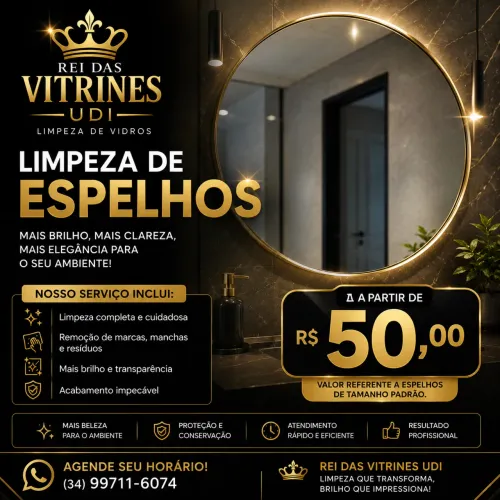 Limpeza de espelhos 