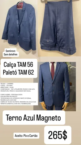 Terno Azul Magneto