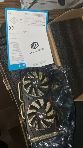 Placa de video rx 580 com defeito leia a descrição