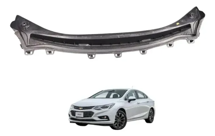 Grade Churrasqueira Cruze Hatch 2017 A 2022 Preto