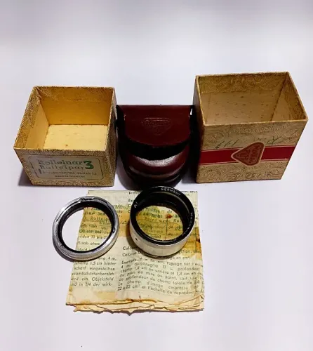 Para Câmera Fotografica Rollei - Conjunto de Lentes originas ROLLEINAR - na caixa