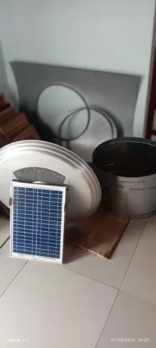Exaustor com energia solar