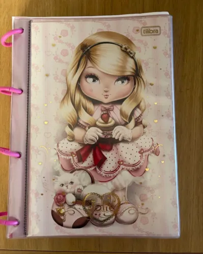 Caderno Fichário vintage anos 2000 JOLIE Raro LACRADO