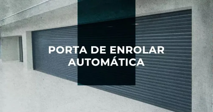 Porta de aço automática