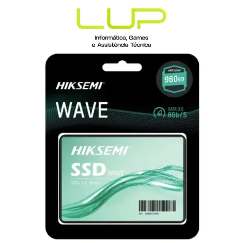 (LOJA FÍSICA) SSD Hiksemi Wave, 960gb, 2.5", Sata 3.0 6gb/s