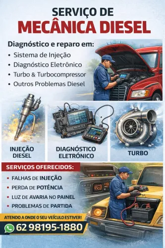 Diagnóstico e reparo Diesel