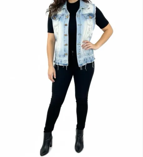 Colete jeans 