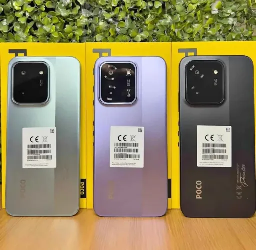 Poco C85, NFC, 256/8GB RAM, cores: verde, roxo e preto, bateria de 6.000 mAh, LACRADO.