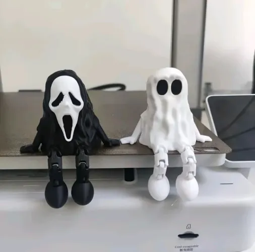 Fantasminha articulado | ghost face decorativo para setup gamer | PARA FAZER PEDIDO