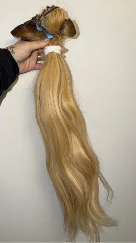 Cabelo Brasileiro - loiro de tinta - 60CM - Humano