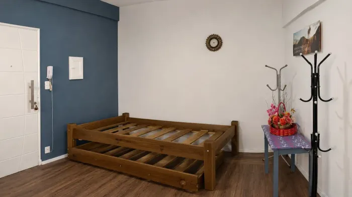 Bicama madeira maciça cor imbuia