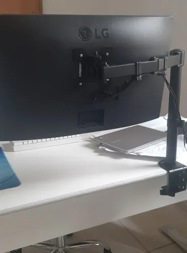 MONITOR LG 1ms com SUPORTE ZINNIA ARTICULADO