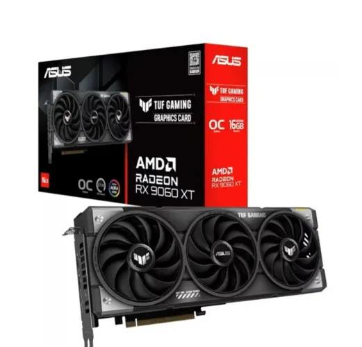 Placa video Asus tuff gamer 16 GB nova RX9060 AOC