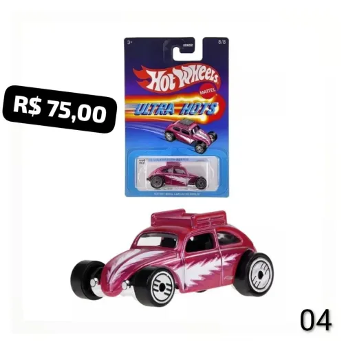 Hotwheels Fusca Ultrahots